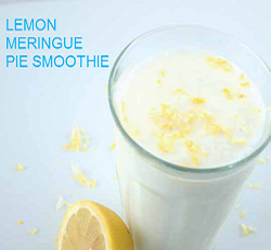 Lemon Meringue Pie Smoothie made with the Refurbished Ninja BL660 Countertop Blender with Nutri Cups.