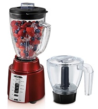 Oster 8-Speed Blender with Food Processor Attachment - Countertop Blender with Glass Jar, dishwasher safe.