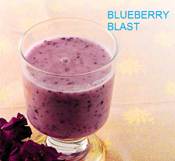 Blueberry Blast Smoothie made with the Refurbished Ninja BL660 Professional Blender.