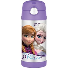 Thermos Funtainer 12 oz Stainless Steel Drink Bottle for kids, Frozen.