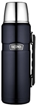 Thermos Brand Stainless Steel King 40-ounce double wall beverage bottle.