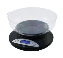 American Weigh Scales Digital Kitchen Scale with Removable Bowl
