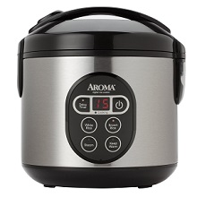 Aroma Digital 8-Cup Rice Cooker and Food Steamer