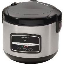 Presto Digital Stainless Steel Rice Cooker Steamer