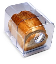Bread Box Keeper Progressive International Adjustable Size Plastic Bread Loaf Keeper for Homemade Bread.