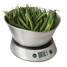 Taylor Stainless Steel Measuring Bowl Digital Kitchen Food Scale