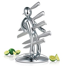 The Ex 2nd Edition Limited Edition Chrome 5-piece Kitchen Knife Set